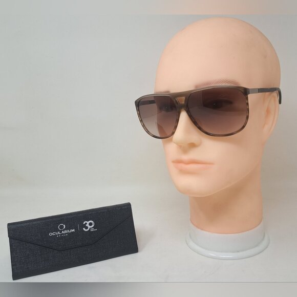 Gucci Men's Sunglasses Retro Oversized Aviator Havana Brown GG1640/S  62-12-140 - Picture 1 of 16